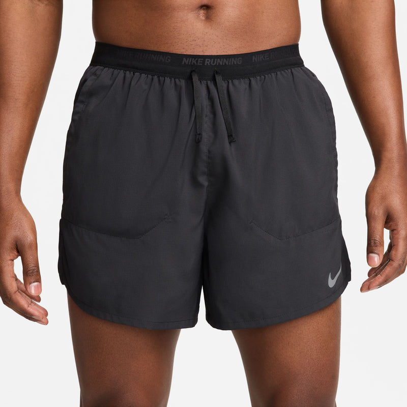 Men's Nike Stride 5" Running Short - 010 - BLACK