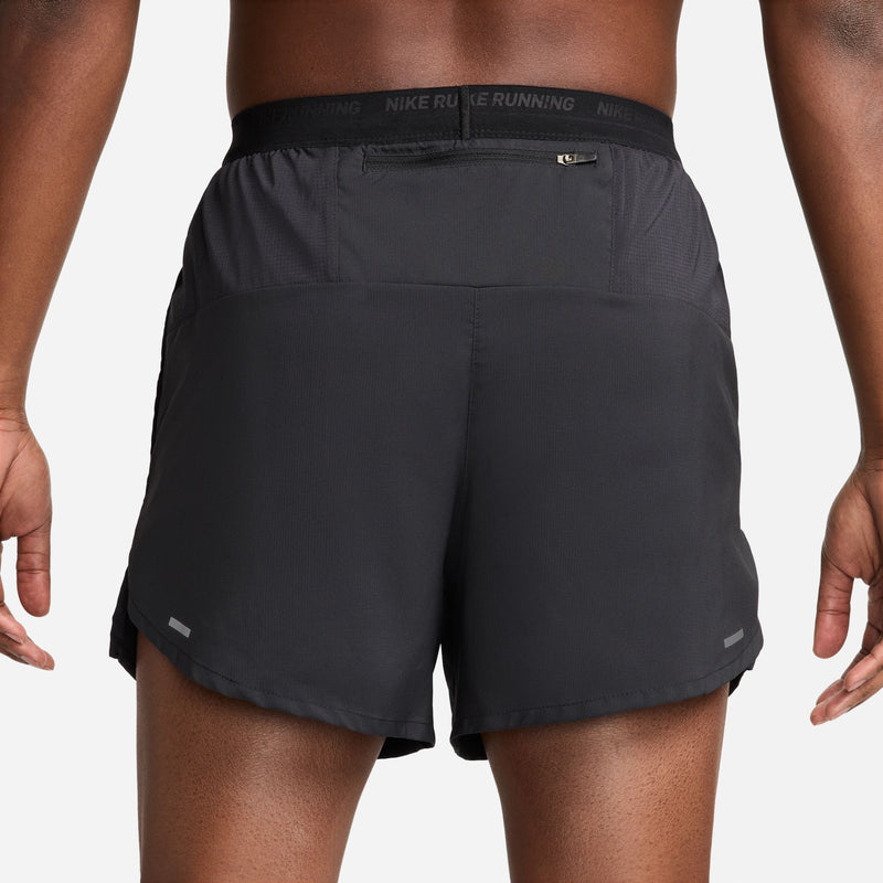 Men's Nike Stride 5" Running Short - 010 - BLACK