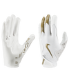 Men's Nike Vapor Jet 8.0 Football Gloves - 168W/GOL