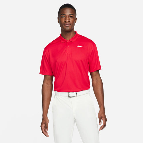 Men's Nike Victory Solid Polo - 657 - RED