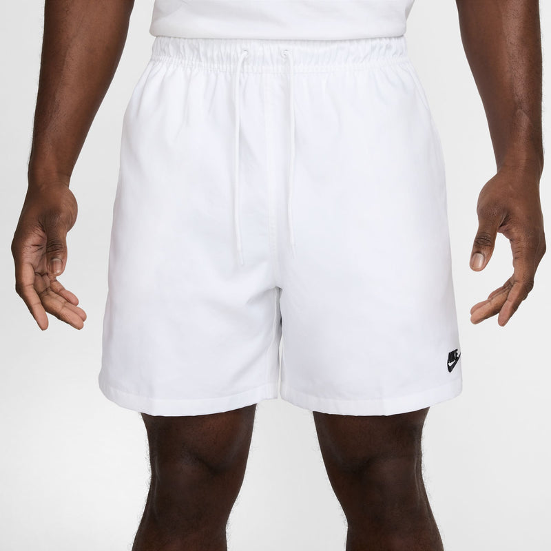 Men's Nike Woven Flow Short - 100 - WHITE/BLACK