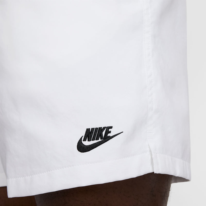 Men's Nike Woven Flow Short - 100 - WHITE/BLACK