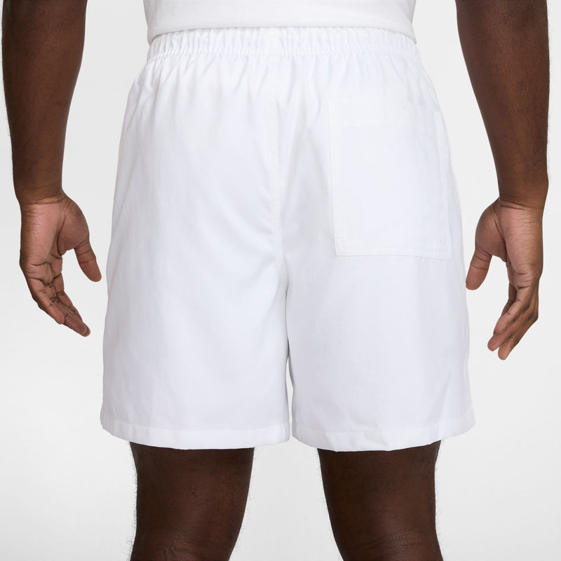 Men's Nike Woven Flow Short - 100 - WHITE/BLACK