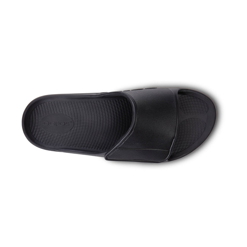 Men's OOFOS OOahh Sport Flex Slide - BLACK