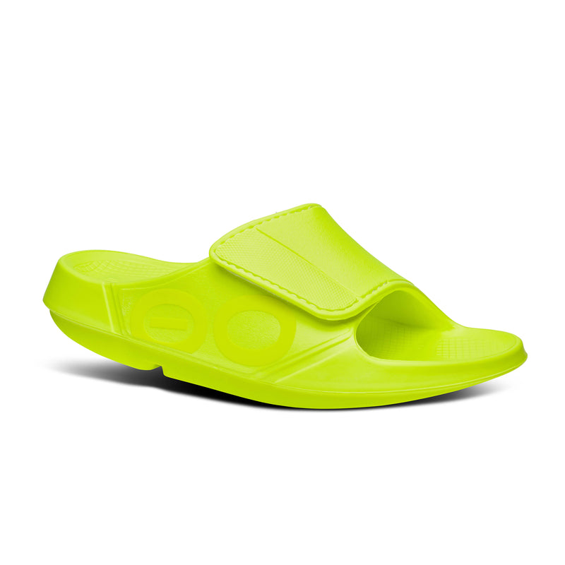 Men's OOFOS OOahh Sport Flex Slide - ELECTRO