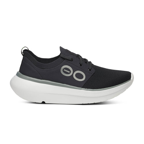 Men's OOFOS OOmy Stride - WHITE/BLACK