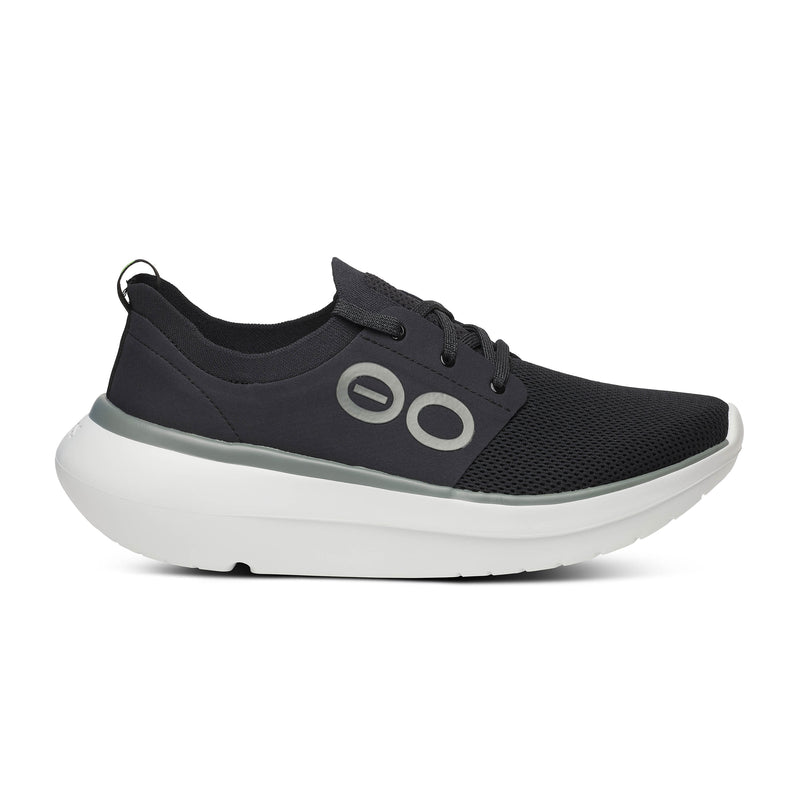 Men's OOFOS OOmy Stride - WHITE/BLACK