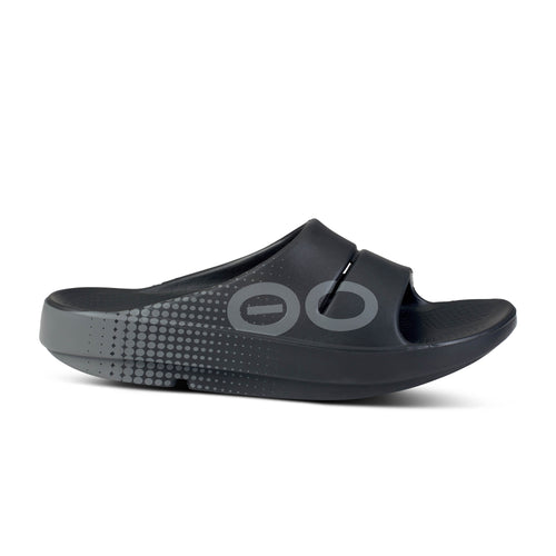 Men's OOFOS Ooahh Sport Slide Sandal - BLACK