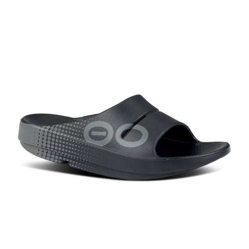 Men's OOFOS Ooahh Sport Slide Sandal - BLACK