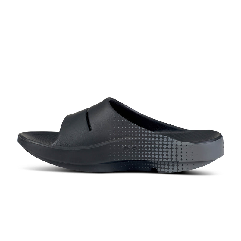 Men's OOFOS Ooahh Sport Slide Sandal - BLACK