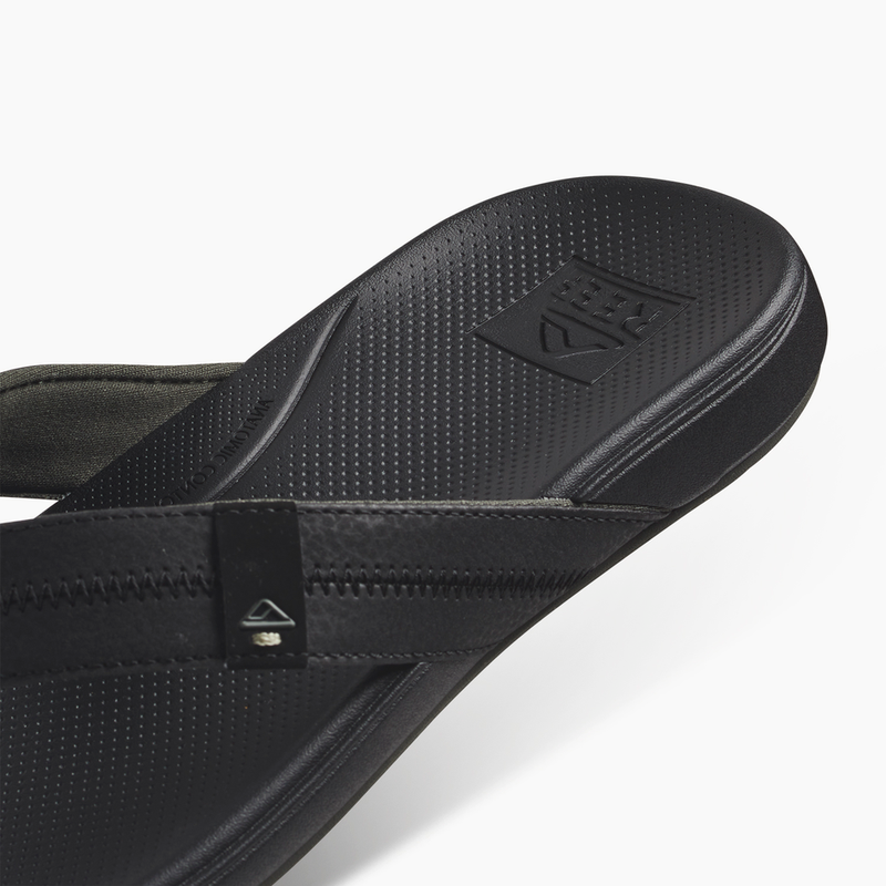 Men's Reef Cushion Phantom 2.0 Sandals - BLACK