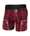 Men's SAXX DropTemp Cooling Cotton 6" Boxer Brief - PPR-RED