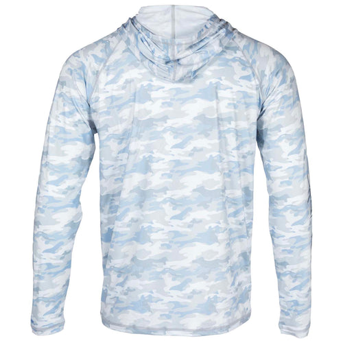 Men's Salt Life Aqua Ambush SLX Sun Hoodie - CLGRY