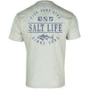 Men's Salt Life Ocean Devotion Tri-blend T-Shirt - CHALK