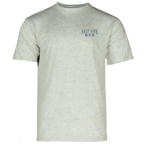 Men's Salt Life Ocean Devotion Tri-blend T-Shirt - CHALK