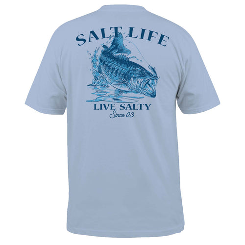 Men's Salt Life Salty Bass Pocket T-Shirt - POWBL