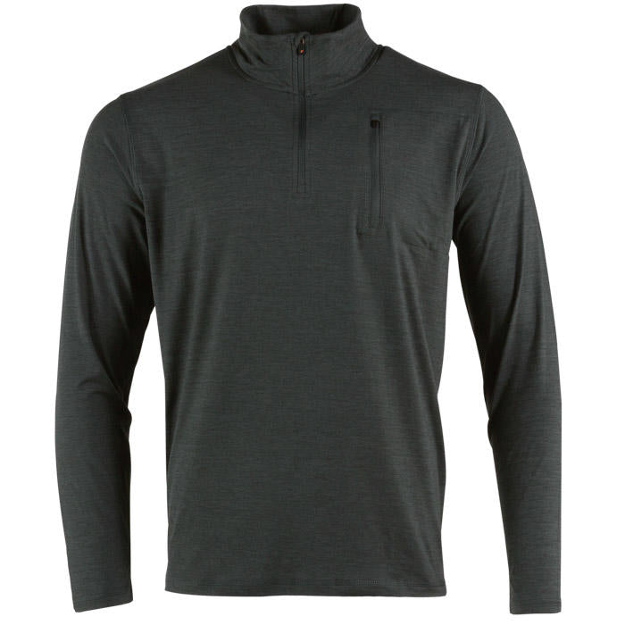 Men's Salt Life Stamina 1/4 Zip - BLKHTHR