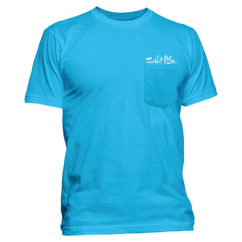 Men's Salt Life Striated T-Shirt - AQUAR