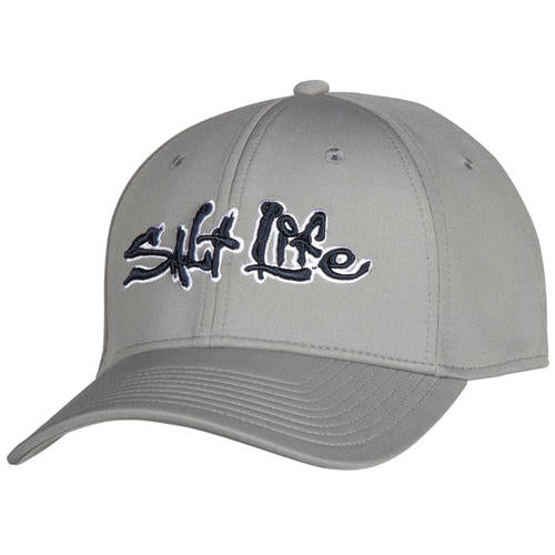 Men's Salt Life Technical Signature Hat - LTGRY