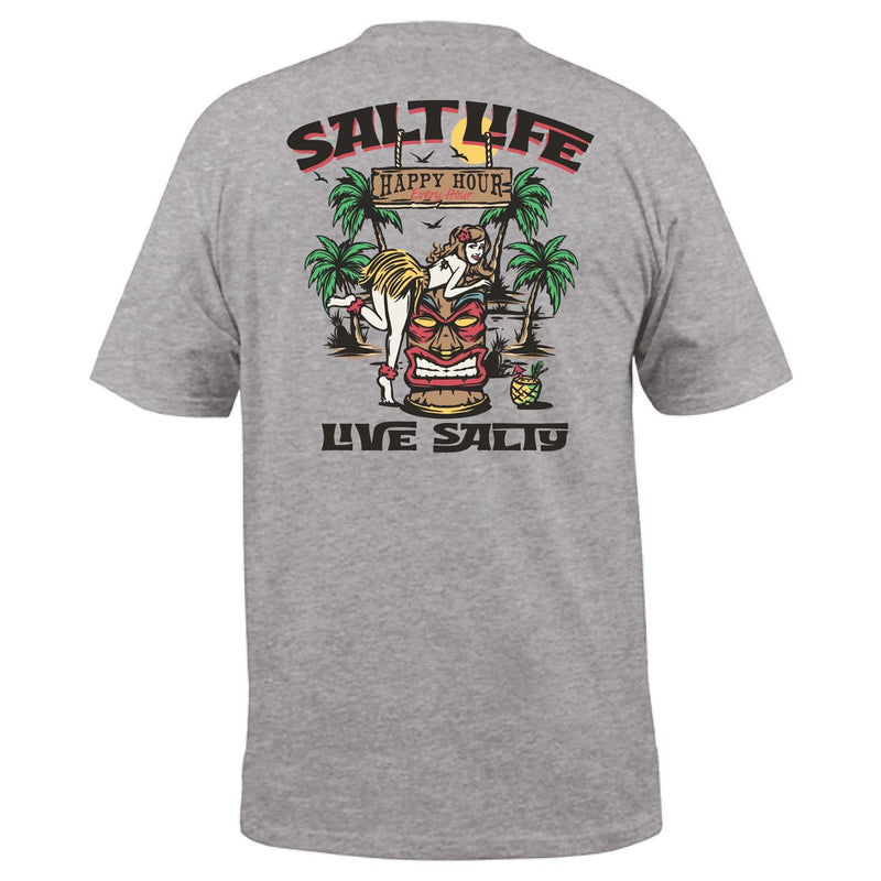 Men's Salt Life Tiki Hour Pocket T-Shirt - ATHHT