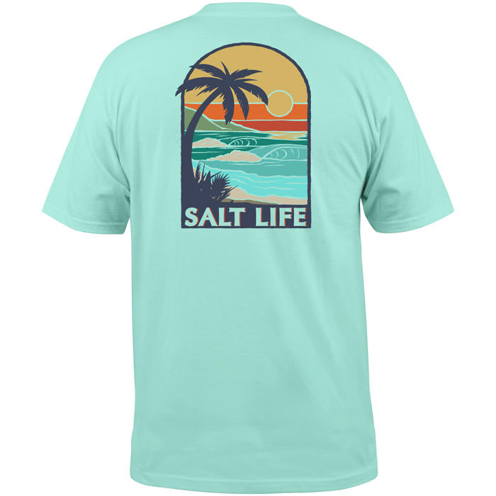 Men's SaltLife Paradise By Numbers T-Shirt - ARUBA BLUE
