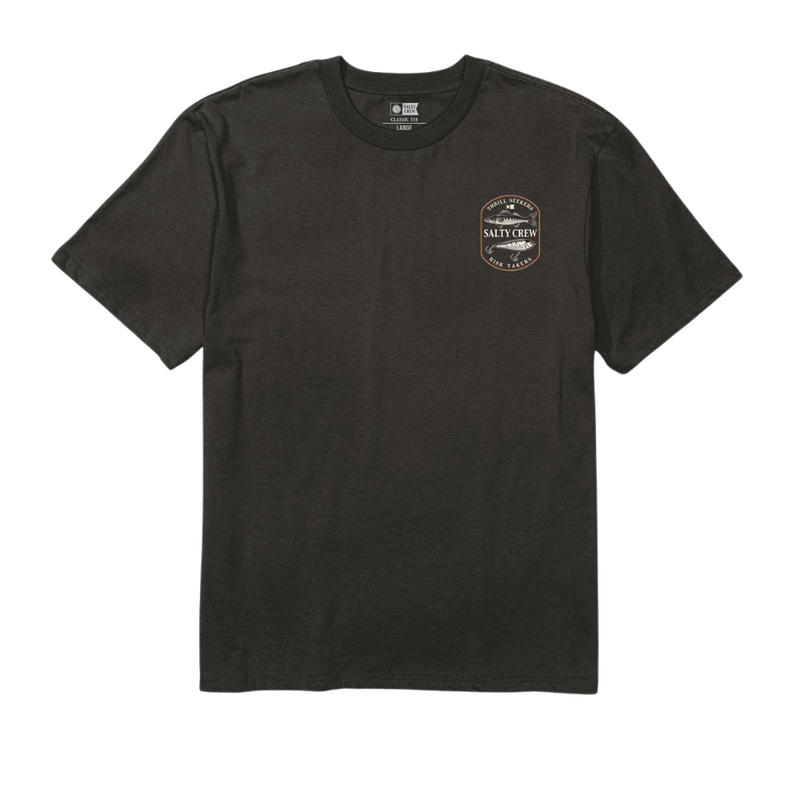 Men's Salty Crew Baited Classic T-Shirt - BLACK