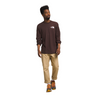 Men's The North Face Box NSE Longsleeve - LOQBROWN