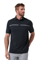 Men's TravisMathew Flight Plan Polo - 0BLK