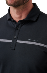 Men's TravisMathew Flight Plan Polo - 0BLK