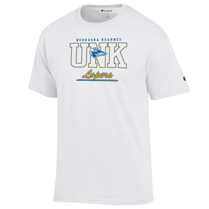 Men's UNK Lopers Block T-Shirt - 000 - WHITE