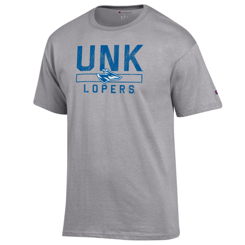 Men's UNK Lopers Block T-Shirt - 950HGREY