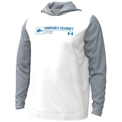 Men's UNK Lopers Box Strike Icon T-Shirt Hoodie - 000 - WHITE
