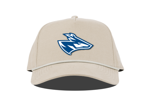 Men's UNK Lopers Branded Bills Canvas 5 Panel Rope Hat - BEIGE