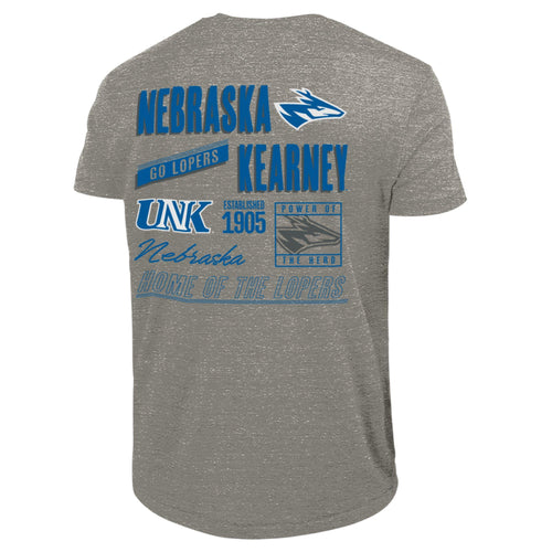 Men's UNK Lopers Poster Triblend T-Shirt - 948GUN