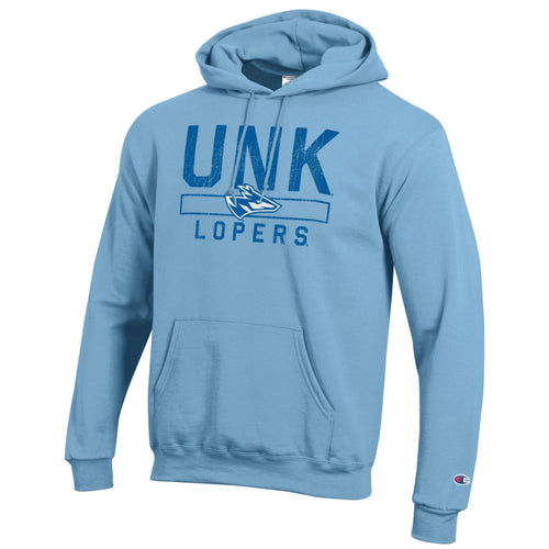 Men's UNK Lopers Powerblend Block Hoodie - 1134DBLU