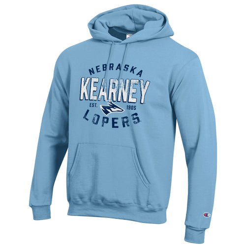 Men's UNK Lopers Powerblend Circle Hoodie - 1134DBLU