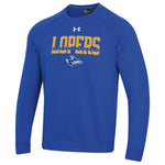 Men's UNK Lopers Under Armour All Day Strike-thru Crew - 148ROYAL