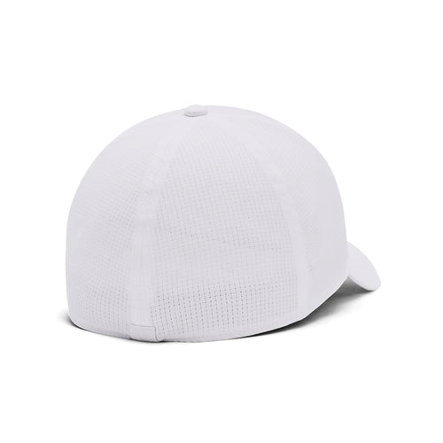 Men's Under Armour ArmourVent Stretch Fit Hat - 101 - WHITE