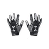 Men's Under Armour F8 Football Gloves - 001 - BLACK
