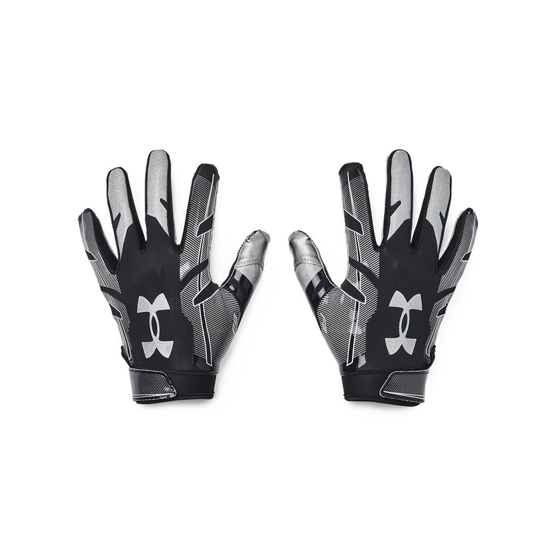 Men's Under Armour F8 Football Gloves - 001 - BLACK