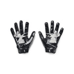 Men's Under Armour F8 Football Gloves - 001 - BLACK
