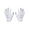 Men's Under Armour F8 Football Gloves - 100 - WHITE/BLACK
