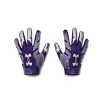 Men's Under Armour F8 Football Gloves - 500PURPL