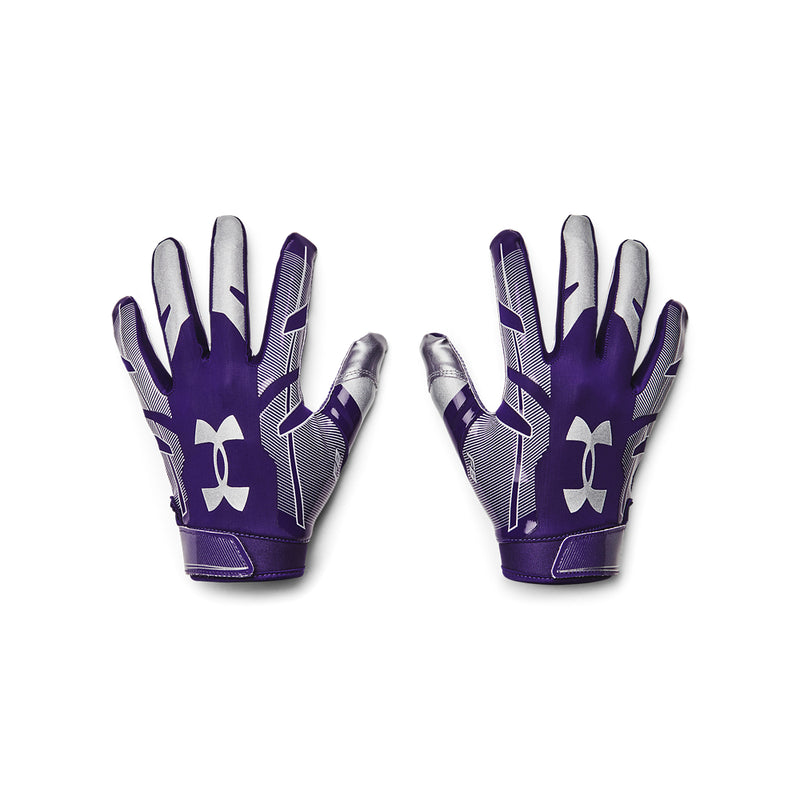 Men's Under Armour F8 Football Gloves - 500PURPL