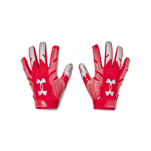 Men's Under Armour F8 Football Gloves - 600 - RED
