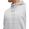 Men's Under Armour Fleece Embossed Hoodie - 014 - HALO GREY
