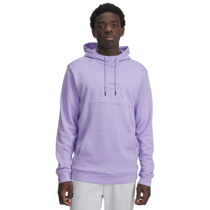 Men's Under Armour Fleece Embossed Hoodie - 538BLUE