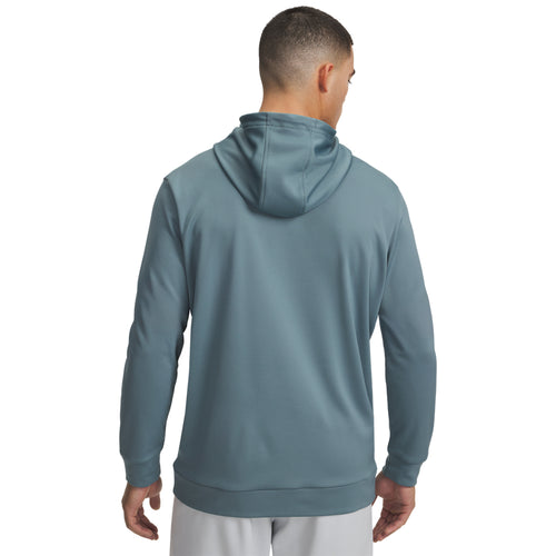 Men's Under Armour Fleece Embossed Hoodie - 587 - JASPER BLUE