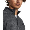 Men's Under Armour Fleece Twist 1/4 Zip - 001 - BLACK