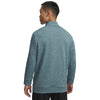 Men's Under Armour Fleece Twist 1/4 Zip - 587 - JASPER BLUE